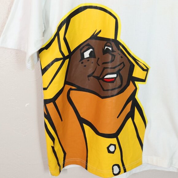 Platinum FUBU Russell of Fat Albert TShirt L 16/18 White Cotton Graphic Crewneck - Picture 2 of 16